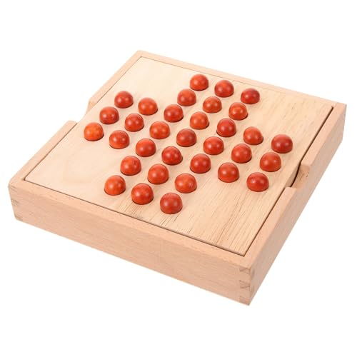 Abaodam Schachspiel aus Holz Tragbares Leichtes Brettspiel für Zwei Spieler Interaktives Lernspiel Hand Auge Koordination und Reaktionsfähigkeit für Indoor Spielspaß Abaodam Schachspiel aus Holz Tragbares Leichtes Brettspiel für Zwei Spieler Interaktives Lernspiel Hand Auge Koordination und Reaktionsfähigkeit für Indoor Spielspaß von Abaodam