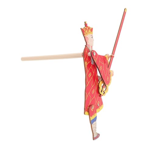 Abaodam Schattenspielspielzeug Marionetten Puppenspiel Puppenbausatz für für holzspielzeug Puppentheaterset für Schattenpuppentheater hölzern rot von Abaodam