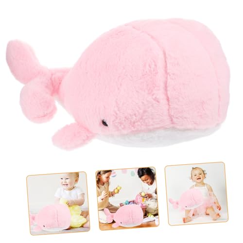 Abaodam Schlafzimmer Puppe Ornament Tierpuppe Für Stofftierpuppe Kleine Walpuppe Walpuppe Wal-Puppe Walpuppe Für Sofapuppendekoration Plüsch Rosa von Abaodam