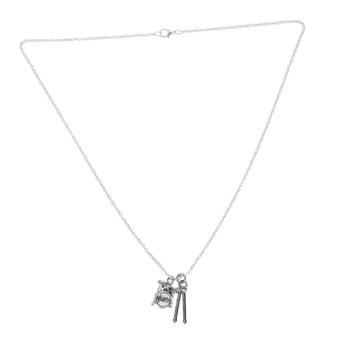 Abaodam Schlagzeug-Halskette dekorative kleine Halskette Schicke Halskette kleine Halskette Drum einzigartiges Halskettendekor Trommelschmuck Legierung Silver Abaodam Schlagzeug-Halskette dekorative kleine Halskette Schicke Halskette kleine Halskette Drum einzigartiges Halskettendekor Trommelschmuck Legierung Silver von Abaodam