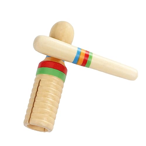 Abaodam Kinder-Musikinstrument Aus Holz Mit Klangröhre Und Stock Für Die Früherziehung Zum Geburtstag Weihnachten von Abaodam