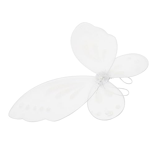 Abaodam Schmetterlingsflügel Weiß Leichte für Mädchen Kostüm Zubehör für Fasching Halloween Bühnenauftritt und Mottoparty für Rollenspiele und Festlichkeiten Abaodam Schmetterlingsflügel Weiß Leichte für Mädchen Kostüm Zubehör für Fasching Halloween Bühnenauftritt und Mottoparty für Rollenspiele und Festlichkeiten von Abaodam