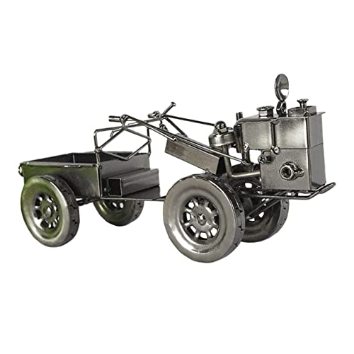 Abaodam Schmiedeeiserner Traktor Newtons Cooles Flugzeug Foto Tischdekoration Zuhause Traktor LKW Baggerlader Aerodynamisches Fahrzeug von Abaodam