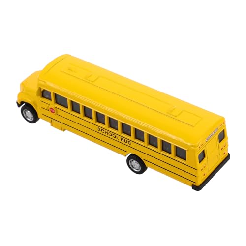 Abaodam Schulbus Druckguss Modellauto für Gelbes Metallfahrzeug mit Rückziehmechanismus für Fantasievolles und Transport Kleiner Spielzeuge Abaodam Schulbus Druckguss Modellauto für Gelbes Metallfahrzeug mit Rückziehmechanismus für Fantasievolles und Transport Kleiner Spielzeuge von Abaodam