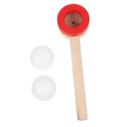 Abaodam Schwebender Holz Blasball Balancespiel für Motorische Entwicklung Handgefertigt Sicher Lustiges Familienspiel für Party und Freizeitspaß von Abaodam