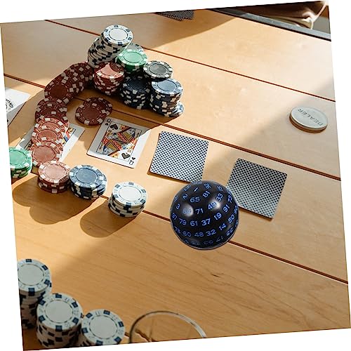 Abaodam Seitiger Acrylwürfel mit Abgerundeten Ecken Kompakt und Leicht für Rollenspiele Partyspiele Brettspiele und Matheunterricht Tragbar und Langlebig für Vielseitigen Spielspaß von Abaodam