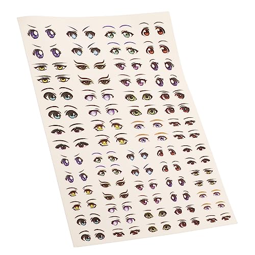 Abaodam Selbstklebende Cartoon Augen Aufkleber für DIY Puppen Basteln Bunte Anime Augen Sticker aus Sicherem Papier Langlebig und Einfach Anzubringen Geeignet für Puppen und Clay Crafts Abaodam Selbstklebende Cartoon Augen Aufkleber für DIY Puppen Basteln Bunte Anime Augen Sticker aus Sicherem Papier Langlebig und Einfach Anzubringen Geeignet für Puppen und Clay Crafts von Abaodam