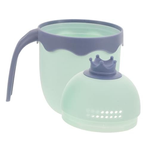 Abaodam Shampoo-löffel Babybadspülbecher Badspüler Waschbecher Für Babyhaare Badezubehör Für Babys Wasserfall-babyspülbecher Badebecher Zum Ausspülen Der Haare Badetasse Sky-Blue Pp von Abaodam