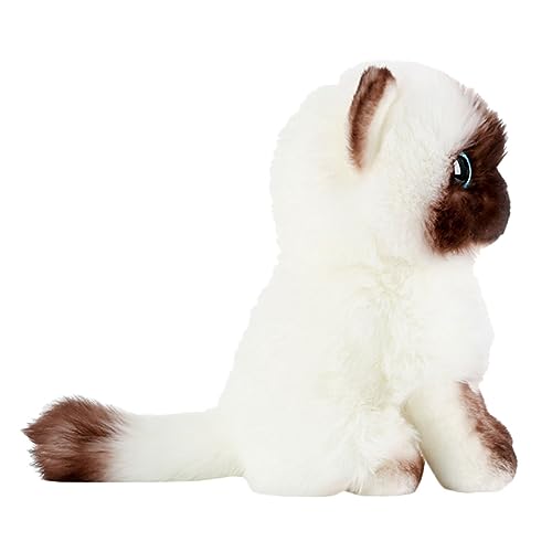 Abaodam Siamesische Kuscheltier Realistisches für Handwerkskunst Dekoratives Plüschtier für Zuhause und Spielzeugliebhaber Abaodam Siamesische Kuscheltier Realistisches für Handwerkskunst Dekoratives Plüschtier für Zuhause und Spielzeugliebhaber von Abaodam
