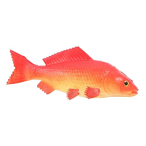 Abaodam Simulation Fisch Figur Lebensechte Karpfen Modell für Home Decor Educational Plaything Fotografie Requisiten für PU Material von Abaodam