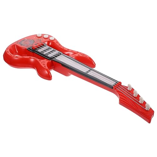 Abaodam Simulation Gitarre für Saitiges Musikspielzeug mit Licht und Sound Lerninstrument für Frühe Musikalische Tragbar und Leicht für Kleine Musiker Abaodam Simulation Gitarre für Saitiges Musikspielzeug mit Licht und Sound Lerninstrument für Frühe Musikalische Tragbar und Leicht für Kleine Musiker von Abaodam