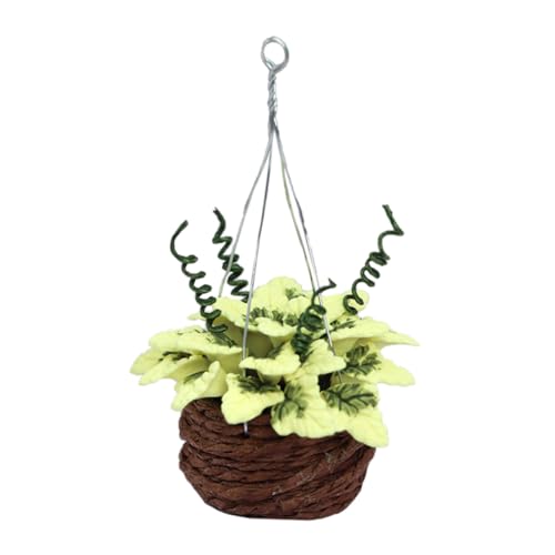 Abaodam 1:12 Miniatur-Szene Bonsai-Korb Künstliche Blumen Puppenhaus Ornament Dekoratives Handwerk Für Mini-Simulation Blumentopf Abaodam 1:12 Miniatur-Szene Bonsai-Korb Künstliche Blumen Puppenhaus Ornament Dekoratives Handwerk Für Mini-Simulation Blumentopf von Abaodam