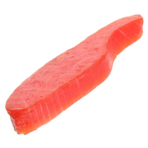 Abaodam Simulation Lachs Simulierter Lachs Vorgeben Modell Mit Fischscheiben Faux-Fleisch-Modell Japanisches Essensmodell Künstliches Sushi Gefälschtes Fischfleisch Essensrequisiten PVC Abaodam Simulation Lachs Simulierter Lachs Vorgeben Modell Mit Fischscheiben Faux-Fleisch-Modell Japanisches Essensmodell Künstliches Sushi Gefälschtes Fischfleisch Essensrequisiten PVC von Abaodam