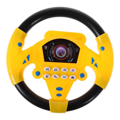 Abaodam Simulationslenkradspielzeug für Kleinkinder 1-3 Rennen Lenkung Fahren Kindersitzspielzeug Musikalisches Lenkradspielzeug Fahrspielzeug für Kleinkinder Plastik Abaodam Simulationslenkradspielzeug für Kleinkinder 1-3 Rennen Lenkung Fahren Kindersitzspielzeug Musikalisches Lenkradspielzeug Fahrspielzeug für Kleinkinder Plastik von Abaodam