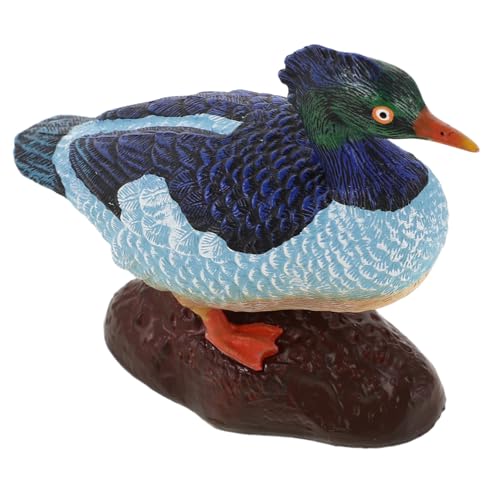 Abaodam Simulationstiermodell Lernen realistische Nutztiere Solides Tiermodell Farmtierente Figur Bauernhof Figur Entenkognitionsspielzeug für Plastik von Abaodam