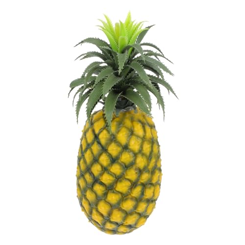 Abaodam Simulierte Ananas Charme-Lanyard Gemüse Ananas Perlmuttband Früchte Gefälschtes Essen Obst Schrankdekoration Spezieller Klebriger Ball Brauwasserhähne Reifenzwinge Kleidung Plastik von Abaodam
