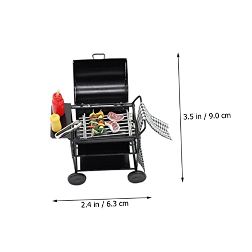 Abaodam Simulierter Schwarzer BBQ Grillwagen für Kinderküche und Rollenspiele Leicht Kompakt Dekoratives Lernspielzeug für Kleinkinder Abaodam Simulierter Schwarzer BBQ Grillwagen für Kinderküche und Rollenspiele Leicht Kompakt Dekoratives Lernspielzeug für Kleinkinder von Abaodam