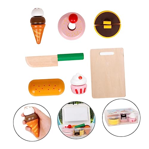 Abaodam Simuliertes Dessert Spielhaus Gefälschte Lebensmittel Aus Holz Zum Kochen Für Lebensmittel Küche Schneiden Von Desserts Kunststoff Bunt Abaodam Simuliertes Dessert Spielhaus Gefälschte Lebensmittel Aus Holz Zum Kochen Für Lebensmittel Küche Schneiden Von Desserts Kunststoff Bunt von Abaodam