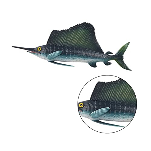 Abaodam Simuliertes Segelfisch Modell aus Kunststoff Tier Ornament Lebensecht Mini Meeresbewohner Deko für Zuhause Lernspielzeug und Sammlerstück Abaodam Simuliertes Segelfisch Modell aus Kunststoff Tier Ornament Lebensecht Mini Meeresbewohner Deko für Zuhause Lernspielzeug und Sammlerstück von Abaodam