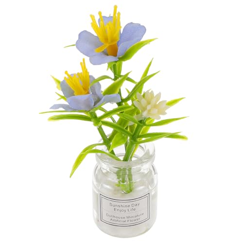 Abaodam Mini-Bonsai-bastelarbeit Mini-hauszubehör Künstliche Topfpflanze Miniatur- Für Spielzeughaus Pflegeleicht Abaodam Mini-Bonsai-bastelarbeit Mini-hauszubehör Künstliche Topfpflanze Miniatur- Für Spielzeughaus Pflegeleicht von Abaodam