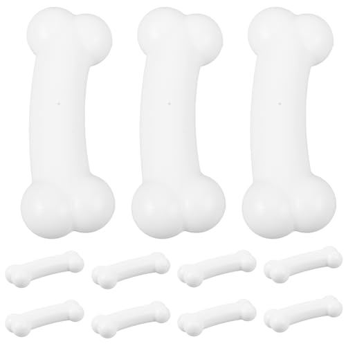 Abaodam Skelettknochen Für Halloween 50 Stück Mini-Kunststoffknochen Weiß Gefälschte Knochen Simulationsknochen Basteln Streichspielzeug Für Party Cosplay Requisitendekoration von Abaodam