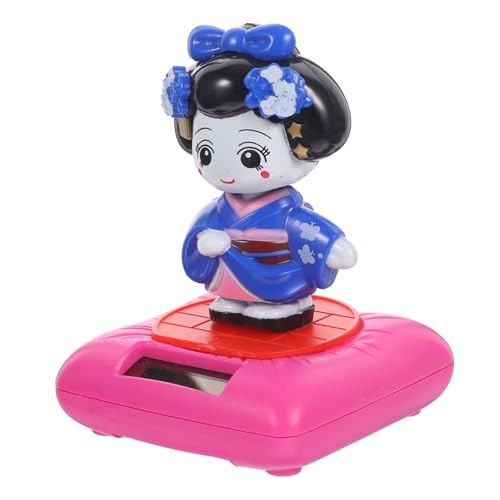 Abaodam Solarbetriebene Kimono Puppe mit Nickendem Kopf Kleine Plastikfigur für Auto Schreibtischdekoration Stehende Asiatische Kimono Dekoration für Büro und Zuhause Abaodam Solarbetriebene Kimono Puppe mit Nickendem Kopf Kleine Plastikfigur für Auto Schreibtischdekoration Stehende Asiatische Kimono Dekoration für Büro und Zuhause von Abaodam