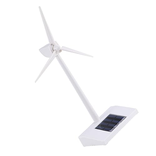 Abaodam Solarbetriebene Windmühle Modell aus Abs Desktop Turbinenmodell für Bildung und Spaß Einfach zu Montieren für Büro und Wohnraumdekoration Abaodam Solarbetriebene Windmühle Modell aus Abs Desktop Turbinenmodell für Bildung und Spaß Einfach zu Montieren für Büro und Wohnraumdekoration von Abaodam