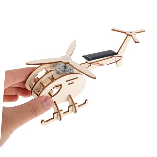 Abaodam Solarbetriebener DIY Hubschrauber Bausatz aus Holz Nachhaltiges Lernspielzeug für Fördert Handwerkliche Fähigkeiten Wissenschaftliche Experimente und Umweltbewusstes im Freien Abaodam Solarbetriebener DIY Hubschrauber Bausatz aus Holz Nachhaltiges Lernspielzeug für Fördert Handwerkliche Fähigkeiten Wissenschaftliche Experimente und Umweltbewusstes im Freien von Abaodam