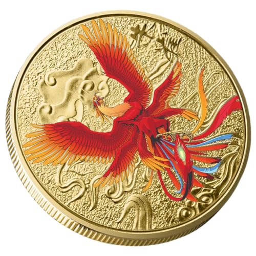 Abaodam Souvenir Herausforderung Münze Dekorative Karmingimpel Medaille aus Legierung Antike Sammlermünze für Glücksbringer für Sammler und Dekoration Abaodam Souvenir Herausforderung Münze Dekorative Karmingimpel Medaille aus Legierung Antike Sammlermünze für Glücksbringer für Sammler und Dekoration von Abaodam