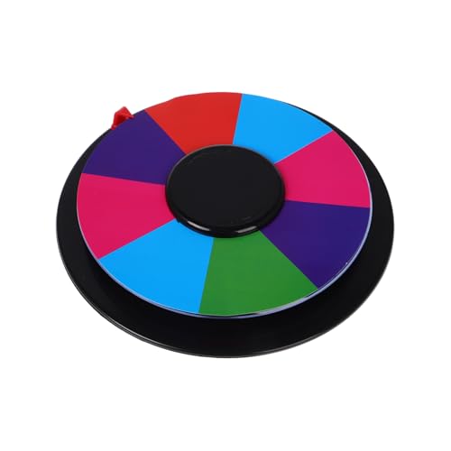 Abaodam Spiel Plattenspieler interaktives Sich drehendes Preisrad Farbkreis Spielrad Schicksalsrad -Spiel Spinnrad für den Unterricht Plastik Abaodam Spiel Plattenspieler interaktives Sich drehendes Preisrad Farbkreis Spielrad Schicksalsrad -Spiel Spinnrad für den Unterricht Plastik von Abaodam