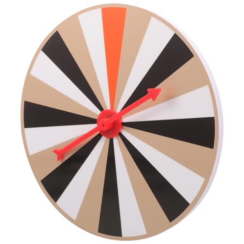 Abaodam Spiel Requisiten Spielrad Wagen Pendel Wanduhren DIY-spielrad Radständer Intelligente Spiele Leeres Preisrad Würfel Rotierendes Gewinnrad Leben Brettspiel Großes Rad PVC von Abaodam