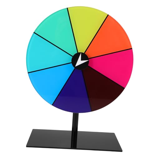Abaodam Spiel Roulette Spiel Rad Partyzubehör Preise für Spiele Preisrad Tabletop Partyspiele Acryl von Abaodam