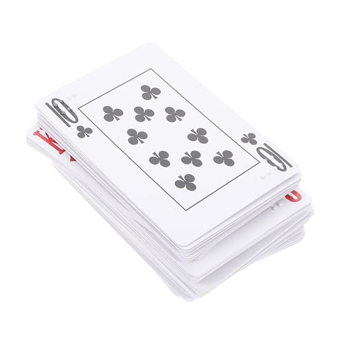 Abaodam Braille Spielkarten Für Sehbehinderte Große Tragbare Karten Für Familien Lernspiele Für Erwachsene Gemeinschaft Und Spaß von Abaodam