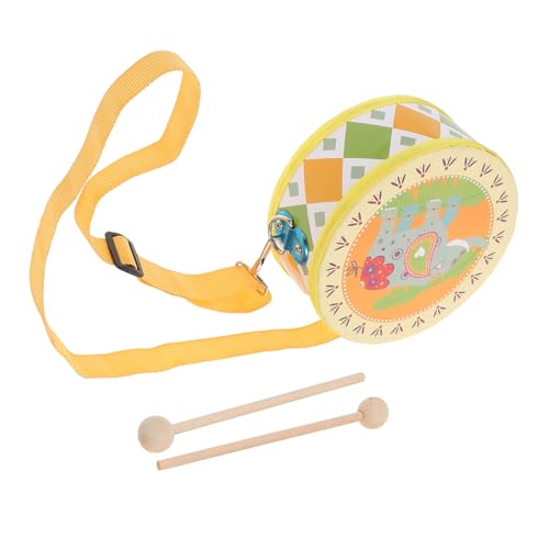 Abaodam Spielzeug Trommel Für Junge Mädchen Doppelseitige Handtrommel Mit Gurt Pädagogisches Musikinstrument Für Kleinkinder Reiner Klang Cartoon-Design Tragbar Für Musikunterricht Abaodam Spielzeug Trommel Für Junge Mädchen Doppelseitige Handtrommel Mit Gurt Pädagogisches Musikinstrument Für Kleinkinder Reiner Klang Cartoon-Design Tragbar Für Musikunterricht von Abaodam