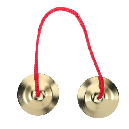 Abaodam Spielzeugbecken Handbecken Instrumente für Fingerbecken für leise Becken Musikinstrument Tamburin Musikspielzeug Schlagbecken Maracas- Metall Golden Abaodam Spielzeugbecken Handbecken Instrumente für Fingerbecken für leise Becken Musikinstrument Tamburin Musikspielzeug Schlagbecken Maracas- Metall Golden von Abaodam