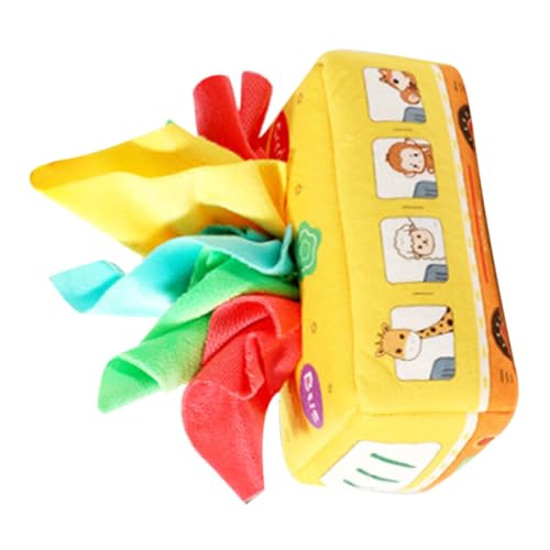 Abaodam Spielzeugbox aus Weichem Material Sensorisches Knisterspielzeug mit Bunten Stofftüchern und Ziehbarem Design Geeignet für Junge Mädchen Jahr zur Motorischen und Eltern Junge Abaodam Spielzeugbox aus Weichem Material Sensorisches Knisterspielzeug mit Bunten Stofftüchern und Ziehbarem Design Geeignet für Junge Mädchen Jahr zur Motorischen und Eltern Junge von Abaodam