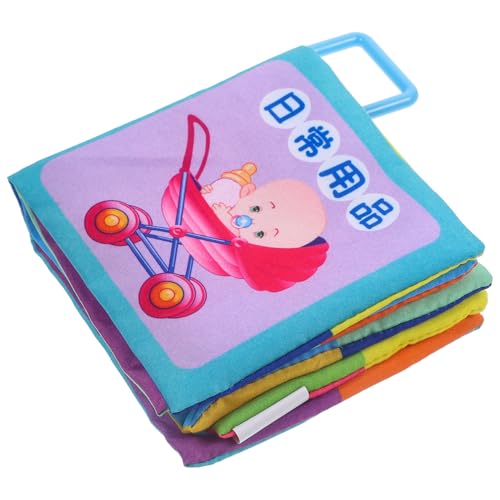 Abaodam Spielzeuge Babybücher Stoffbuch Bücher für Kleinkinder Perlmutt einstellen von Abaodam