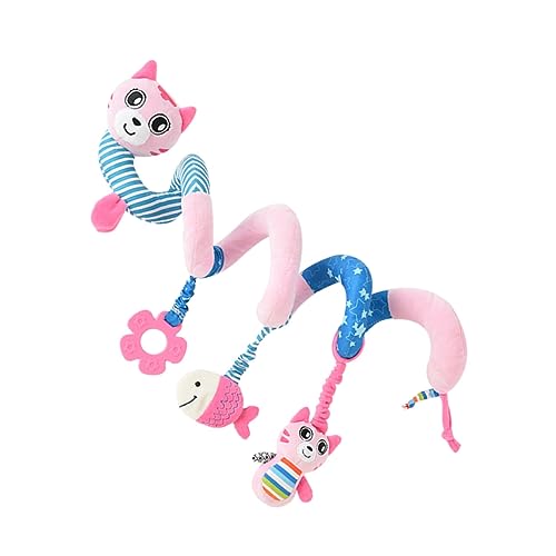Abaodam Spiral Mit Tieren Hängendes Rasselspielzeug Für Kinderbett Und Kinderwagen Ideal Für Babys Und Kleinkinder Katze Design von Abaodam
