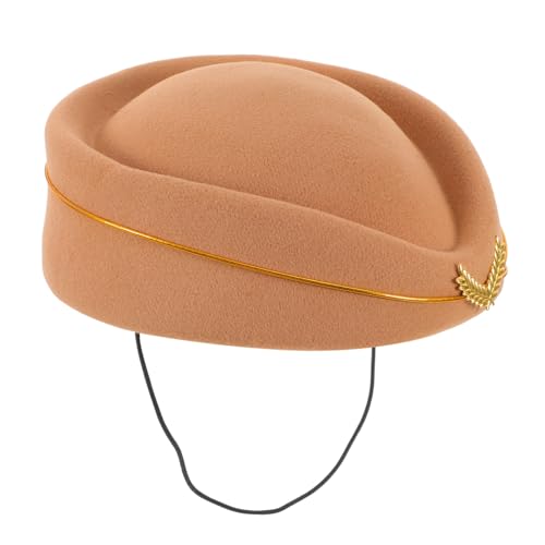 Abaodam Damen Stewardess Hut Verstellbare Und Elegante Mütze Für Bühnenauftritte Cosplay Und Kostümpartys Imitation Mit Zeitlosem Design Und Sicherem Sitz Abaodam Damen Stewardess Hut Verstellbare Und Elegante Mütze Für Bühnenauftritte Cosplay Und Kostümpartys Imitation Mit Zeitlosem Design Und Sicherem Sitz von Abaodam