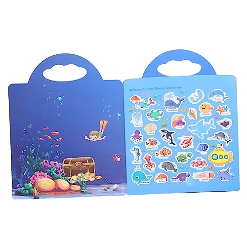 Abaodam Stickerbuch Für Cartoon Tier Lustige Aufkleber Dinosaurier Hai Kinderspielzeug Stickerbuch Für Stickerbücher Aufkleber Fensteraufkleber Für Papier Abaodam Stickerbuch Für Cartoon Tier Lustige Aufkleber Dinosaurier Hai Kinderspielzeug Stickerbuch Für Stickerbücher Aufkleber Fensteraufkleber Für Papier von Abaodam