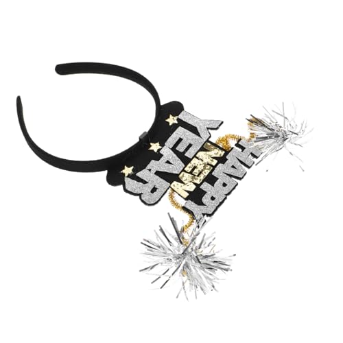 Abaodam Frohes Neues Jahr Stirnband Neujahr Kopfbedeckung Weihnachten Neujahr Kopfbedeckung Elegante Party Stirnband Handwerkskunst Abaodam Frohes Neues Jahr Stirnband Neujahr Kopfbedeckung Weihnachten Neujahr Kopfbedeckung Elegante Party Stirnband Handwerkskunst von Abaodam