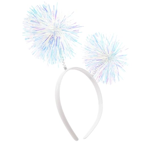 Abaodam Stirnband partydekoration party decoration partydeko einschulung party dekoration Kostüm Stirnband mit Clips Poms frauen stirnbänder Geburtstag Haarschmuck Plastik Weiß Abaodam Stirnband partydekoration party decoration partydeko einschulung party dekoration Kostüm Stirnband mit Clips Poms frauen stirnbänder Geburtstag Haarschmuck Plastik Weiß von Abaodam