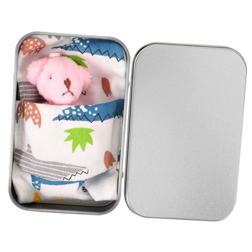 Abaodam Stoffbär Als Winzig Babys Plüsch Tasche Kuscheltier Ausgestopft Tragen Klein Mini Cartoon-bär-Puppe Bär in Zinn Bär Dekoration Wohnkultur Bär in Einer Dose Eisen Abaodam Stoffbär Als Winzig Babys Plüsch Tasche Kuscheltier Ausgestopft Tragen Klein Mini Cartoon-bär-Puppe Bär in Zinn Bär Dekoration Wohnkultur Bär in Einer Dose Eisen von Abaodam