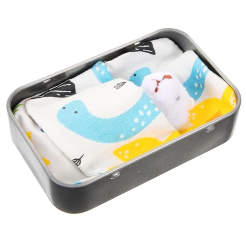 Abaodam Stoffbär als kuschelbären Bär Dekoration Mini-Bären- Mini-Bär-Ornament Cartoon-Bär Mini-Plüschbär Kleiner Plüschbär kleine Bärenpuppe Bär Figur tragen Eisen von Abaodam