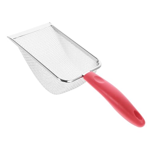 Abaodam Strandschaufel Verschieber Sandbagger Pad Staubwedel Tragetasche Netzschaufel Muscheln Sieb Strandspielzeug Muscheln Topfspiel Drift Outdoor Zusammenklappbar von Abaodam