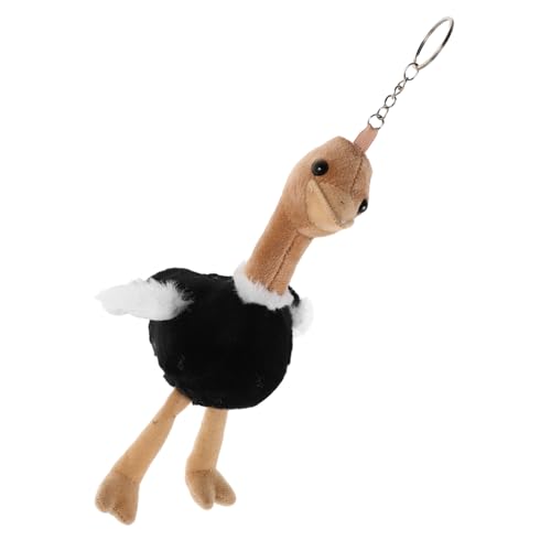 Abaodam Niedlicher Mini-straußen-plüsch-schlüsselanhänger Mit Tiermotiv Charm-Accessoire Für Rucksäcke Und Taschen von Abaodam