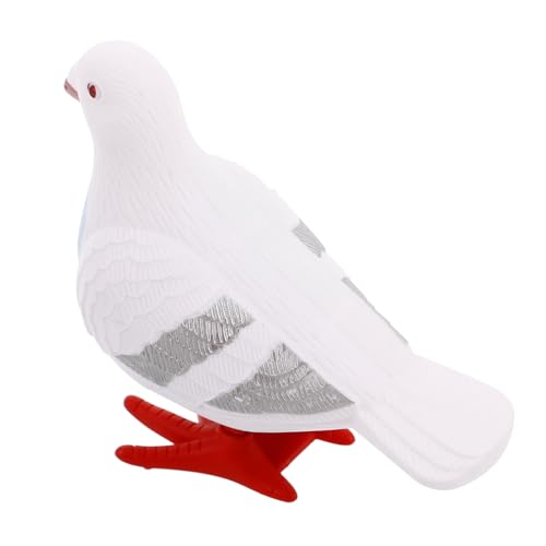 Abaodam Taube Aufziehbares Vogel Figur Vogel-Statue Vogelspielzeug Für Gefälschtes Uhrwerkspielzeug Statuen Sammeln Spielzeugvögel Aufgeben Plastik Weiß Abaodam Taube Aufziehbares Vogel Figur Vogel-Statue Vogelspielzeug Für Gefälschtes Uhrwerkspielzeug Statuen Sammeln Spielzeugvögel Aufgeben Plastik Weiß von Abaodam