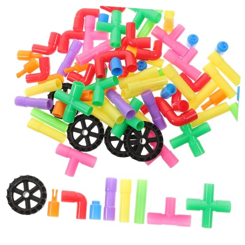 Abaodam Teiliges Bausteine Rohrbaukasten für DIY Montagespielzeug aus Sicherem Buntem Fördert Kreativität und Motorische Fähigkeiten Geeignet für Jungen und Mädchen Ab Jahren Abaodam Teiliges Bausteine Rohrbaukasten für DIY Montagespielzeug aus Sicherem Buntem Fördert Kreativität und Motorische Fähigkeiten Geeignet für Jungen und Mädchen Ab Jahren von Abaodam