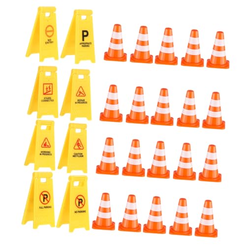 Abaodam Teiliges Mini Verkehrszeichen Spielset für Simulation von Stoppschildern und Verkehrsleitkegeln Pädagogisches Kunststoffspielzeug für Sichere Interaktive Verkehrserziehung und Abaodam Teiliges Mini Verkehrszeichen Spielset für Simulation von Stoppschildern und Verkehrsleitkegeln Pädagogisches Kunststoffspielzeug für Sichere Interaktive Verkehrserziehung und von Abaodam
