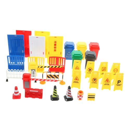 Abaodam Teiliges Miniatur Verkehrsbarrieren Spielset aus Stabilem Kunststoff Pädagogisches Verkehrslerntoy mit Verkehrsschildern für Kinderpartys und Verkehrserziehungsspielzeug Abaodam Teiliges Miniatur Verkehrsbarrieren Spielset aus Stabilem Kunststoff Pädagogisches Verkehrslerntoy mit Verkehrsschildern für Kinderpartys und Verkehrserziehungsspielzeug von Abaodam